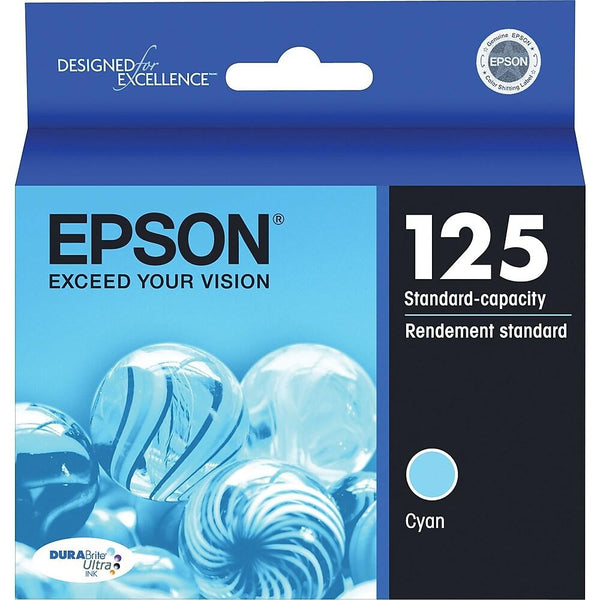 T125220 - Cartouche à jet d'encre originale Epson T125220 - Cyan - 385 pages à 5% de couverture de page - Kartouche Plus
