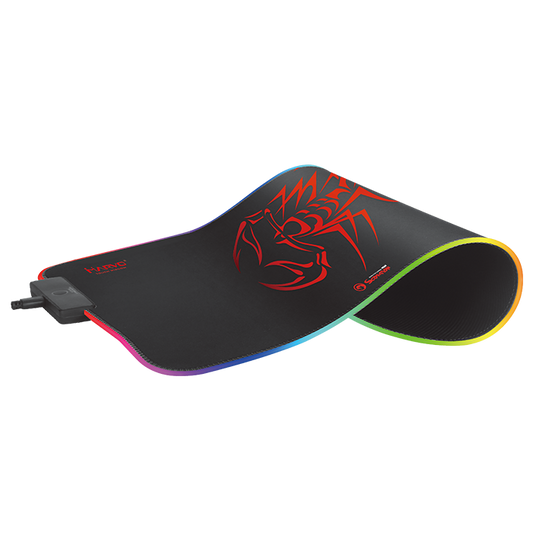 MARVO - MG08 - Tapis souris Marvo Scorpion 35 x 25 cm RGB - Kartouche Plus