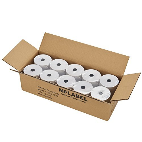 P3,125X160X - Papier 3'1/8 X 160' - Paquet de 50 rouleaux - Ultra x (Noircie pas) - Kartouche Plus