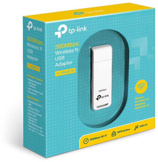 TL-WN821N - 300 mbps wireless n usb adapter internal antennas - Clé internet wifi - Kartouche Plus