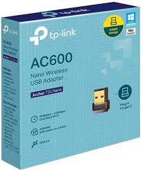 TL-ARCHER-T2U-NANO - Tp link Ac600 Nano Wireless usb adapters - 433 mbps - 200 mbps - clé internet wifi - Kartouche Plus
