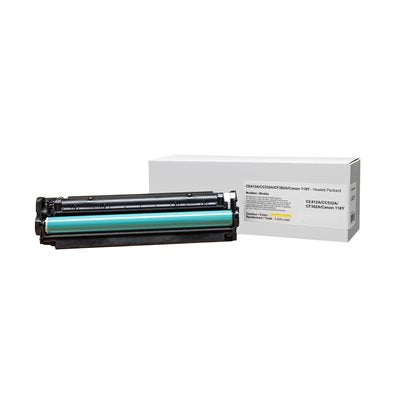 CCC532A - Cartouche laser compatible CC532A - Jaune - 2 800 pages à 5% de couverture de page - Kartouche Plus