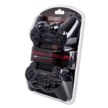 GAM - CONTROLLER - MARVO - GT007 - Controlleur Marvo GT-007 2 pack pour pc usb 2.0 vibration - Kartouche Plus