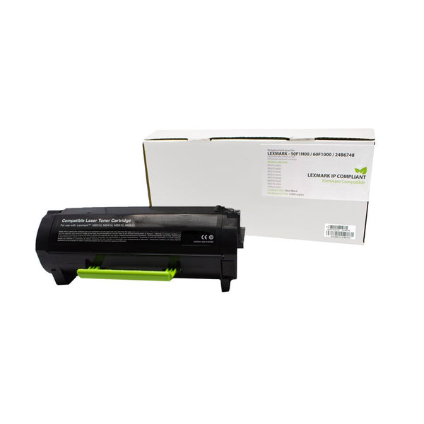 R50F1H00-COMPLIANT - Firmware compatible - Cartouche laser recyclée québécoise pour Lexmark 50F1H00 - Noire - 5 000 pages à 5% de couverture de page - Kartouche Plus