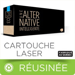 RCE323A - Cartouche laser recyclée québécoise pour HP CE323A - Magenta - 1 300 pages à 5% de couverture de page - Kartouche Plus